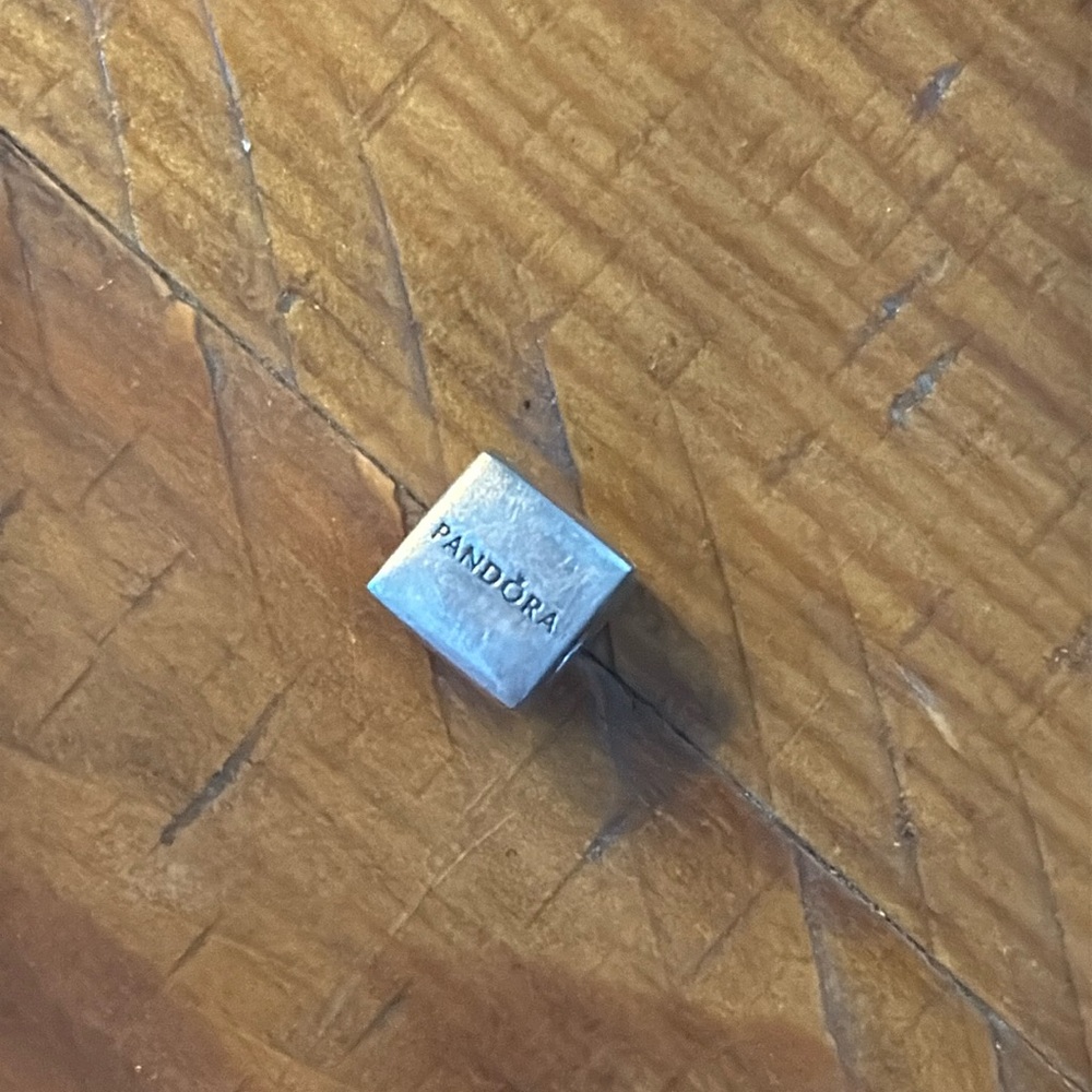 Italian PANDORA glass and PANDORA box charm